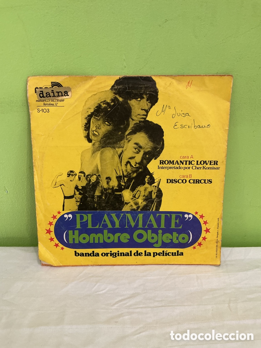 Discos de vinilo: Pierre Bachelet &ndash; Playmate (Hombre objeto) &ndash; Single BSO 1978 - Foto 7