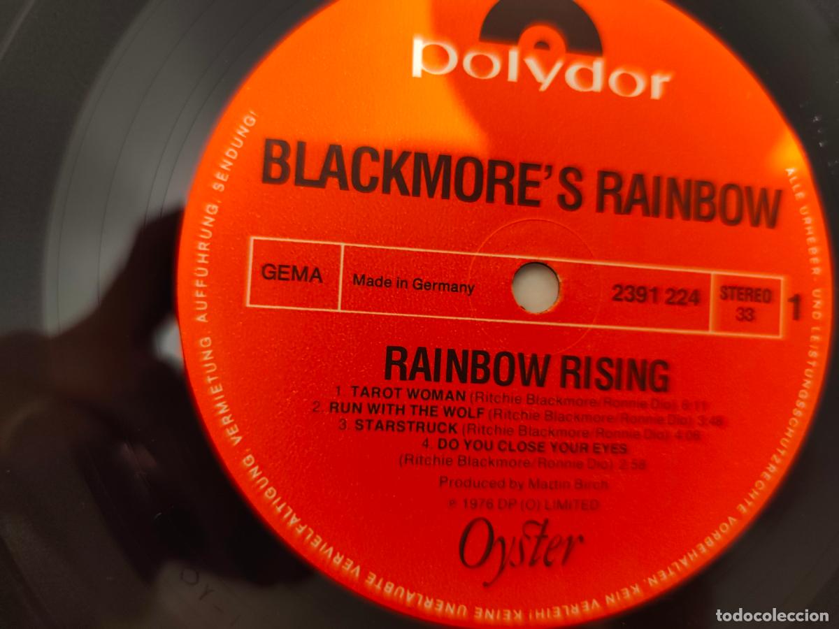 Discos de vinilo: Rainbow &lrm;&ndash; Rising- (1976) LP disco vinilo - Foto 3