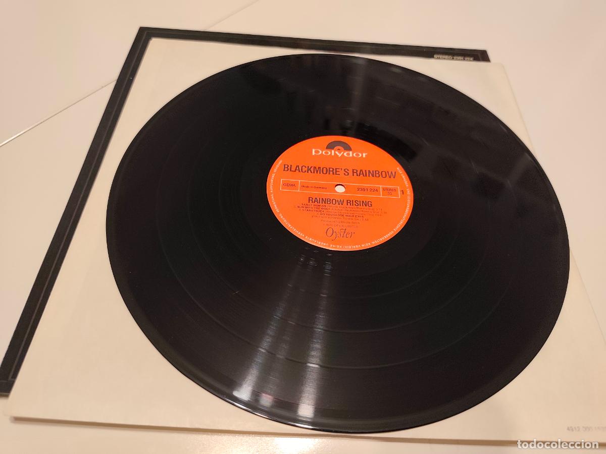 Discos de vinilo: Rainbow &lrm;&ndash; Rising- (1976) LP disco vinilo - Foto 4