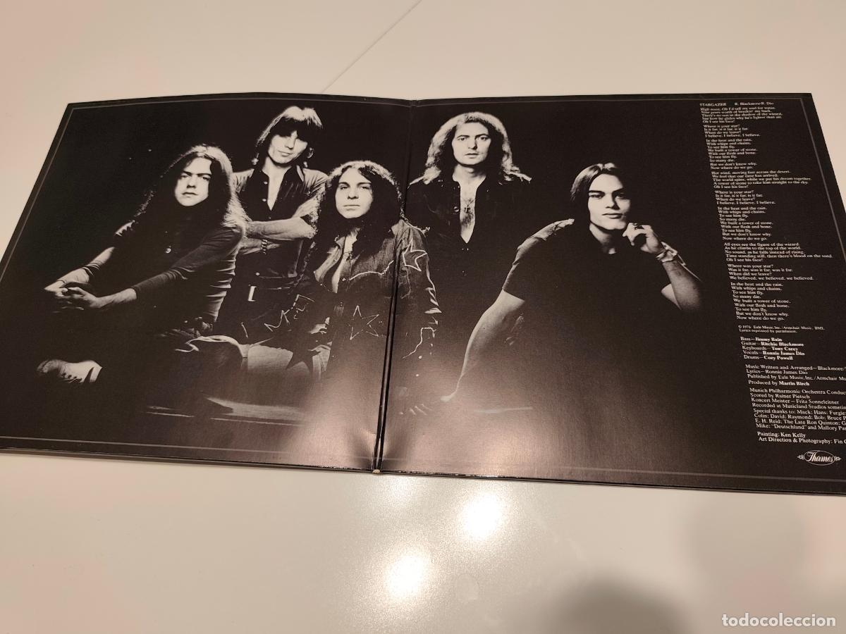 Discos de vinilo: Rainbow &lrm;&ndash; Rising- (1976) LP disco vinilo - Foto 8