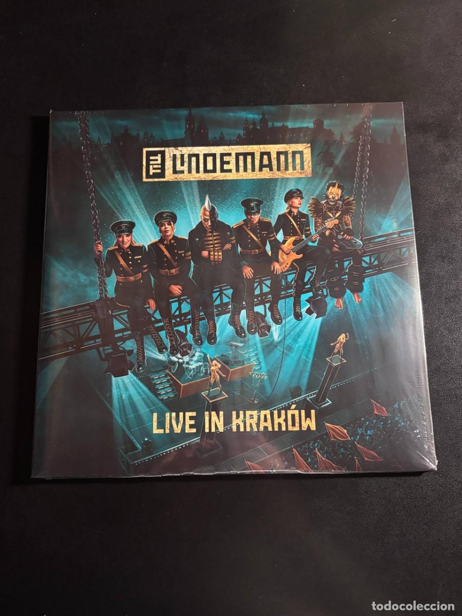 Discos de vinilo: Till Lindemann Live In Krakow Disco de vinilo azul metalizado con pop up 3D Vinyl LP 12&rdquo; rammstein