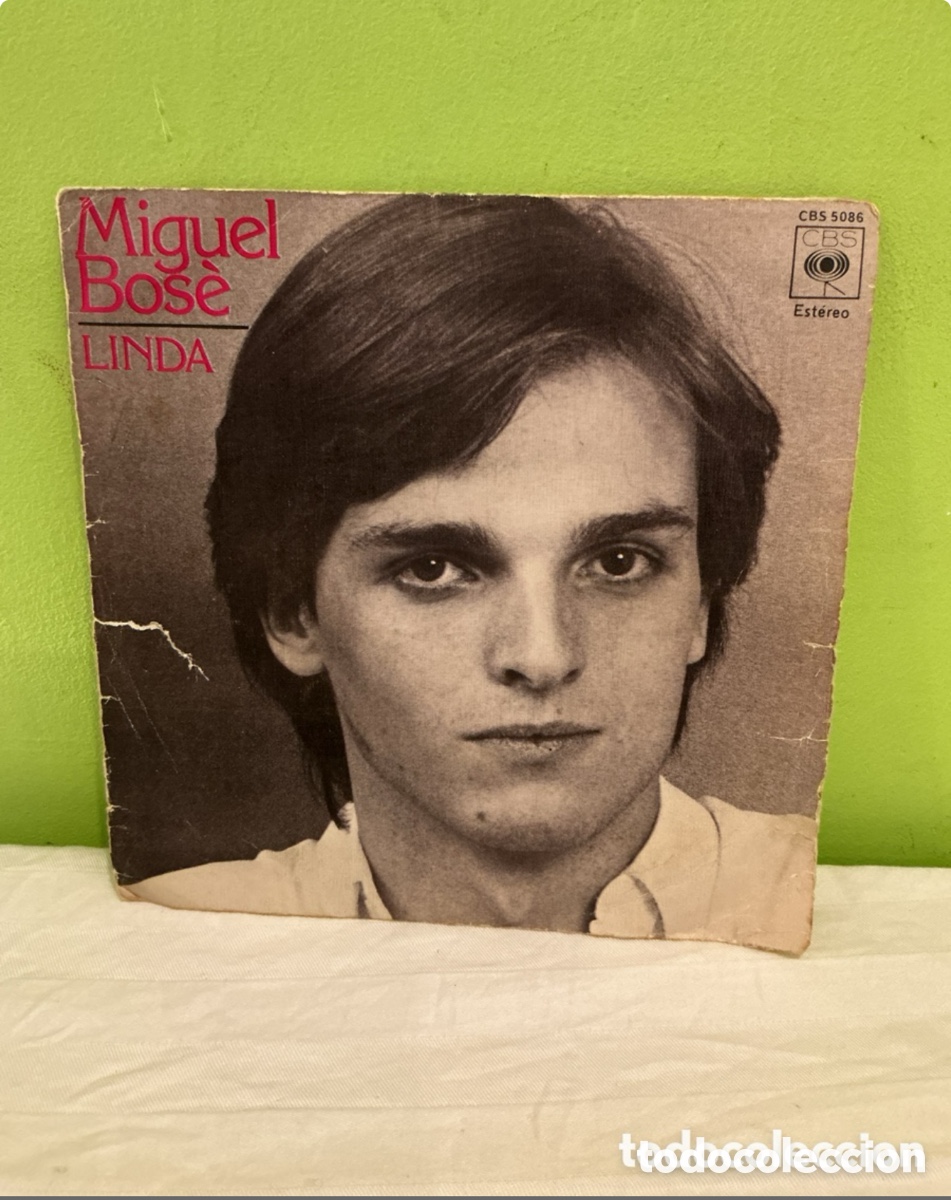 Discos de vinil: Miguel Bos&eacute; &ndash; Linda / Mi libertad &ndash; Single vinilo 1977