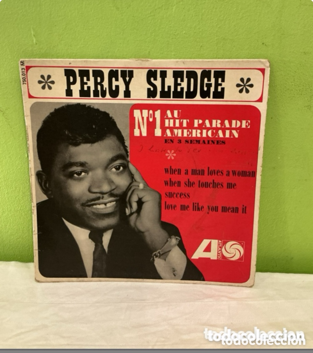 Vinyl-Schallplatten: Percy Sledge &ndash; When a Man Loves a Woman &ndash; EP franc&eacute;s 1966