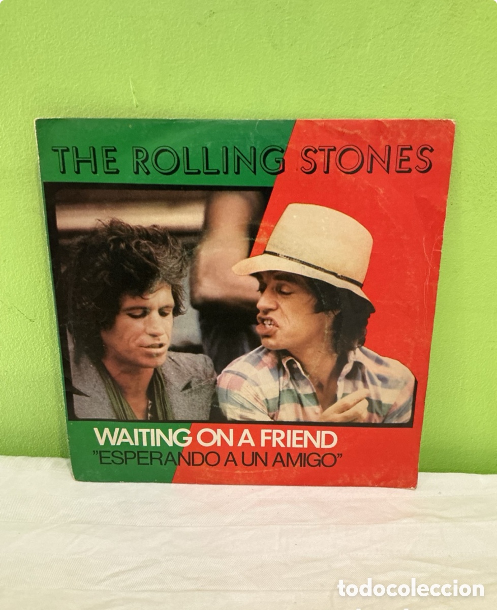 Discos de vinilo: The Rolling Stones &ndash; Waiting on a Friend &ndash; Single 1981 - Foto 2