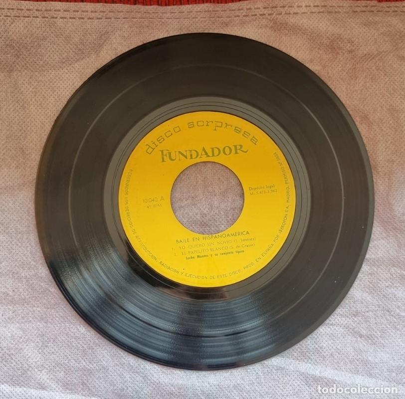 Disques de vinyle: VINILO SINGLE - BAILE EN HISPANOAM&Eacute;RICA. LUCHA MONTES Y SU CONJUNTO T&Iacute;PICO -FUNDADOR 1963