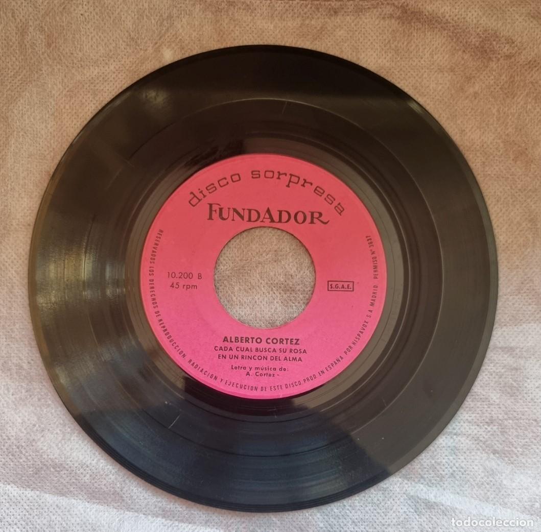 Discos de vinilo: VINILO SINGLE - ALBERTO CORTEZ - FUNDADOR 1970 - CUANDO UN AMIGO SE VA - EL ABUELO - EN UN R