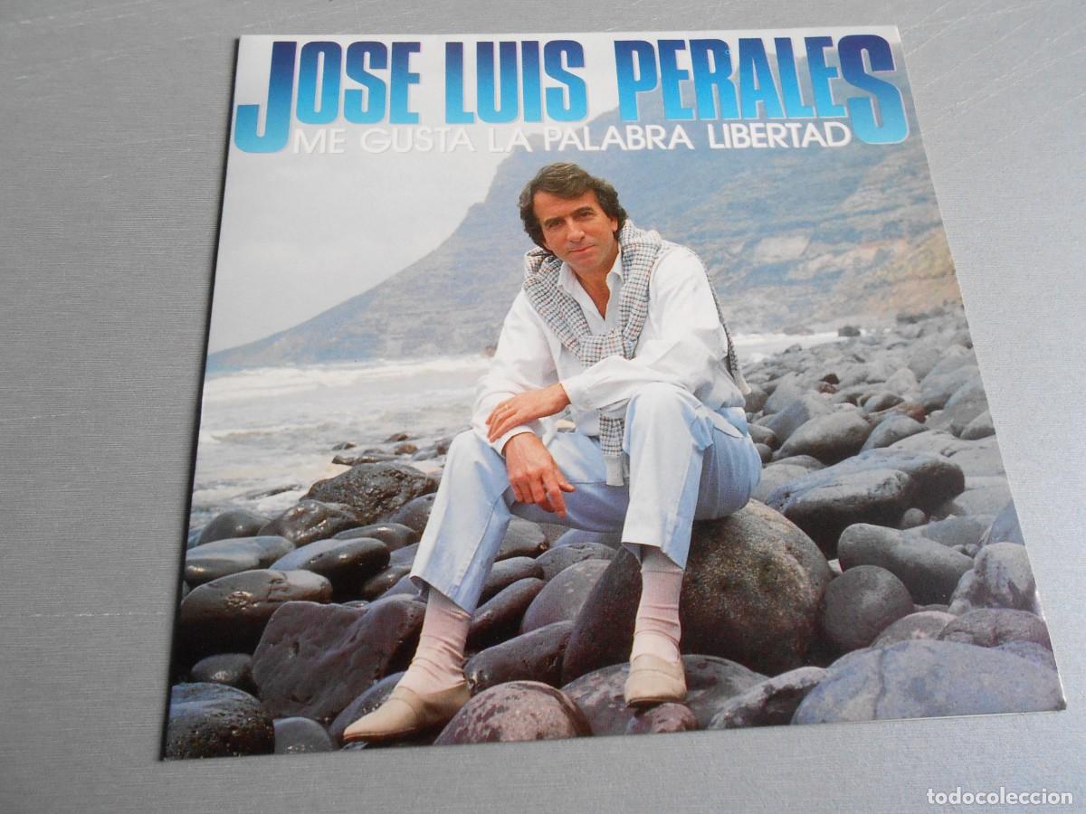 Discos de vinilo: JOSE LUIS PERALES, SG, ME GUSTA LA PALABRA LIBERTAD, A&Ntilde;O 1987, CBS, 651272 7 PROMOCIONAL