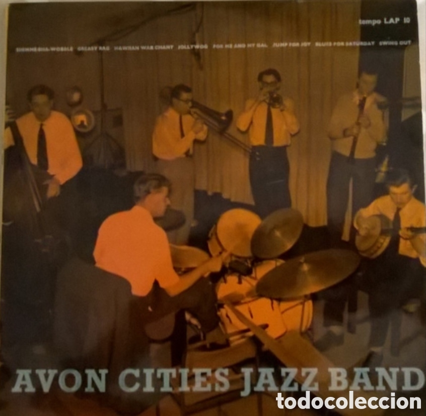 Discos de vinilo: 10&rdquo; THE AVON CITIES - Avon Cities Jazz Band - Tempo 1956 - LAP 10 (VG/VG+)