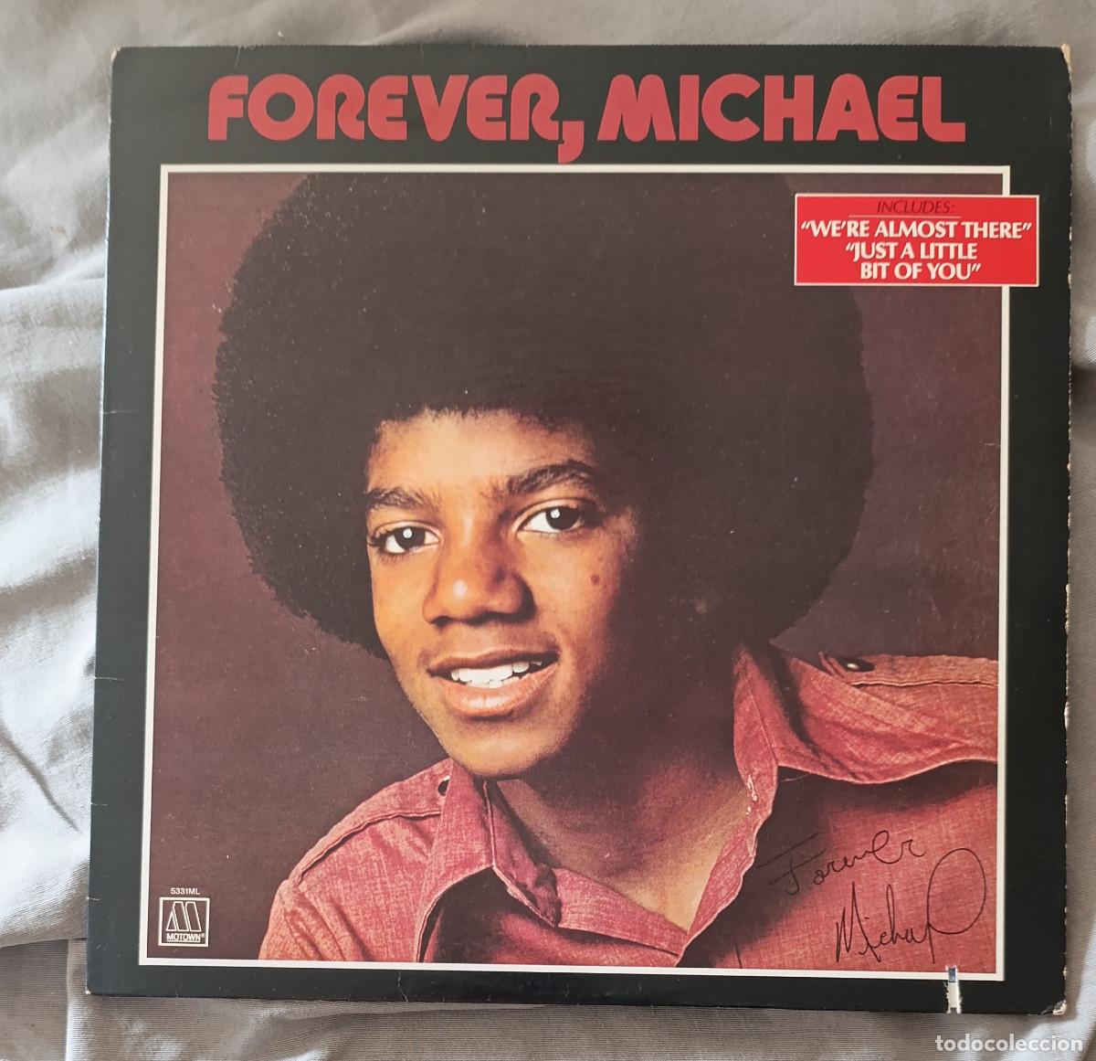 Discos de vinil: MICHAEL JACKSON - FOREVER, MICHAEL. LP Edici&oacute;n USA, a&ntilde;os 80.