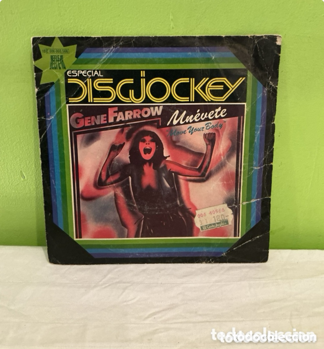 Discos de vinil: Gene Farrow &ndash; Mu&eacute;vete (Move Your Body) &ndash; Single 1978