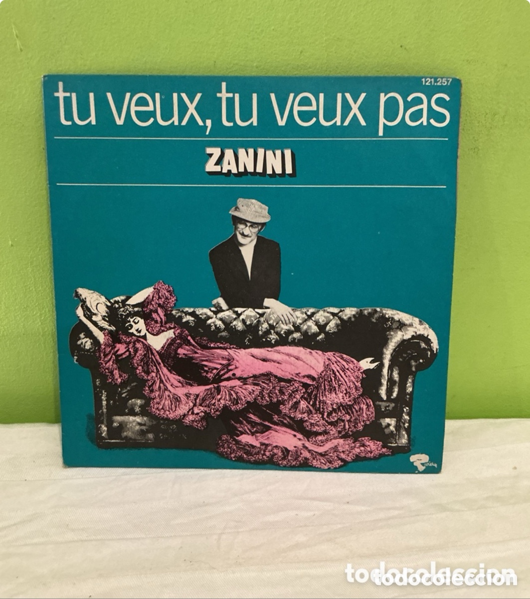 Discos de vinil: Marcel Zanini &ndash; Tu veux, tu veux pas &ndash; Single 1969