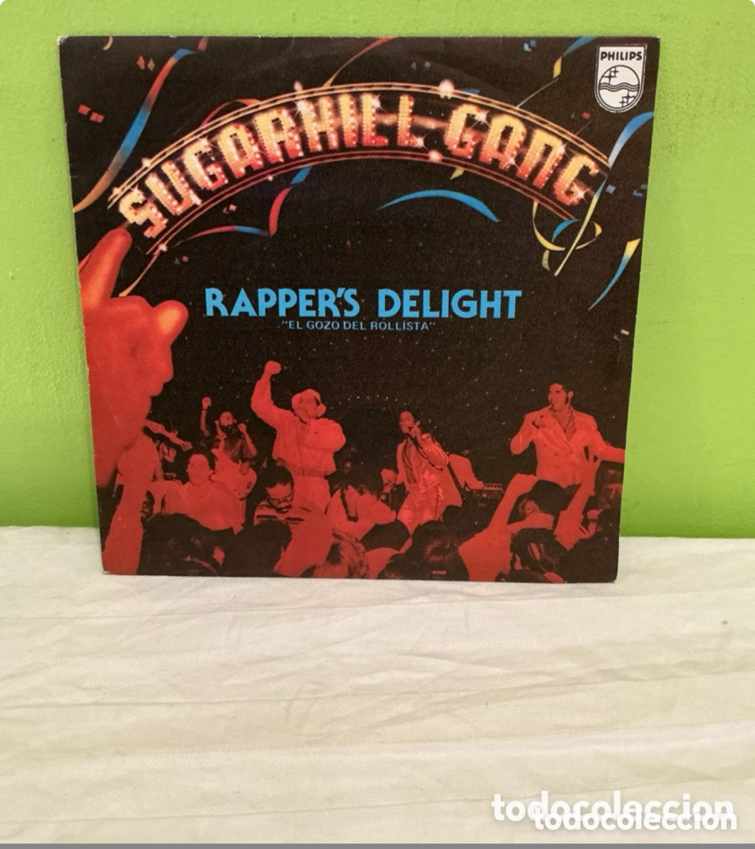 Vinyl-Schallplatten: Sugarhill Gang &ndash; Rapper&rsquo;s Delight &ndash; Single vinilo 1980