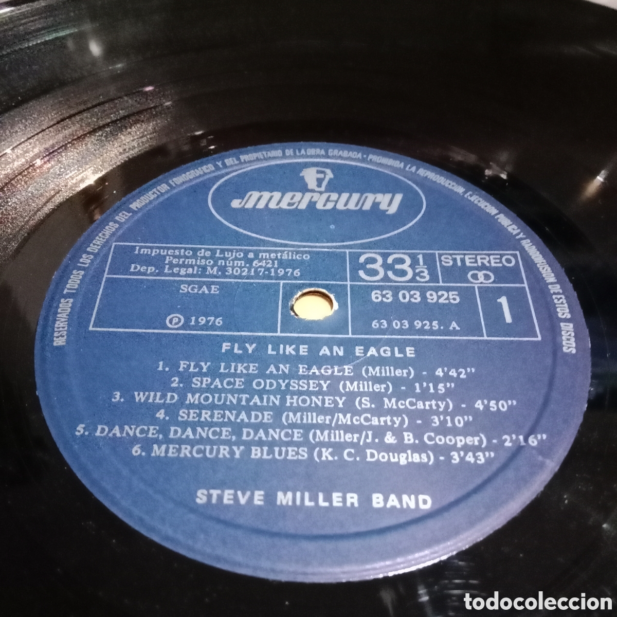Discos de vinilo: STEVE MILLER BAND - FLY LIKE AN EAGLE - LP - Foto 4