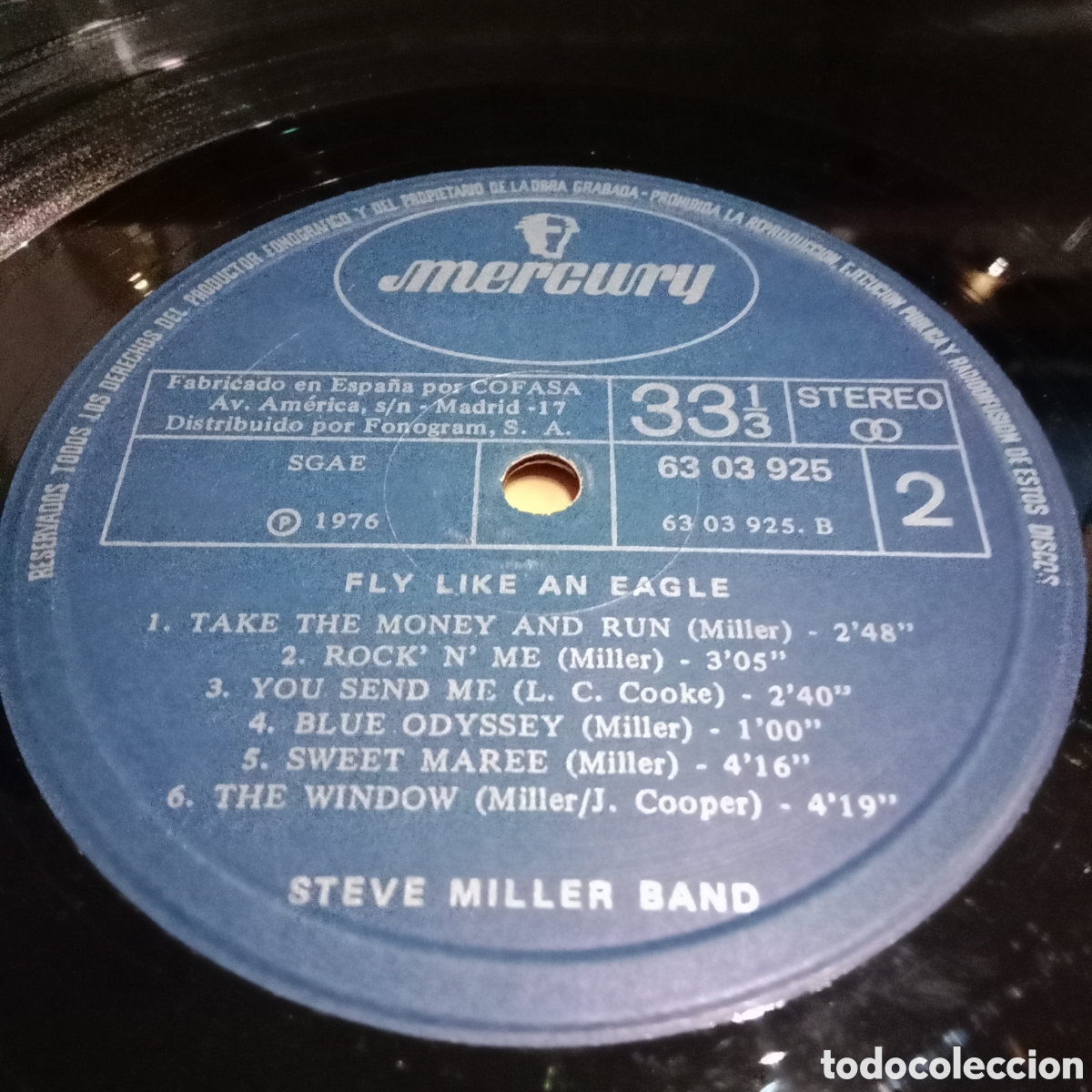 Discos de vinilo: STEVE MILLER BAND - FLY LIKE AN EAGLE - LP - Foto 5