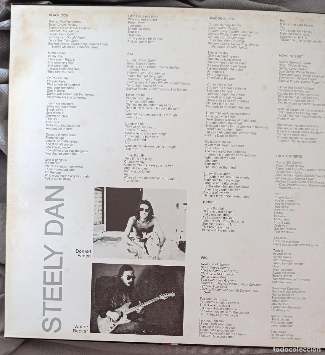 Discos de vinilo: STEELY DAN - AJA. LP ed. espa&ntilde;ola 1977 - Foto 2