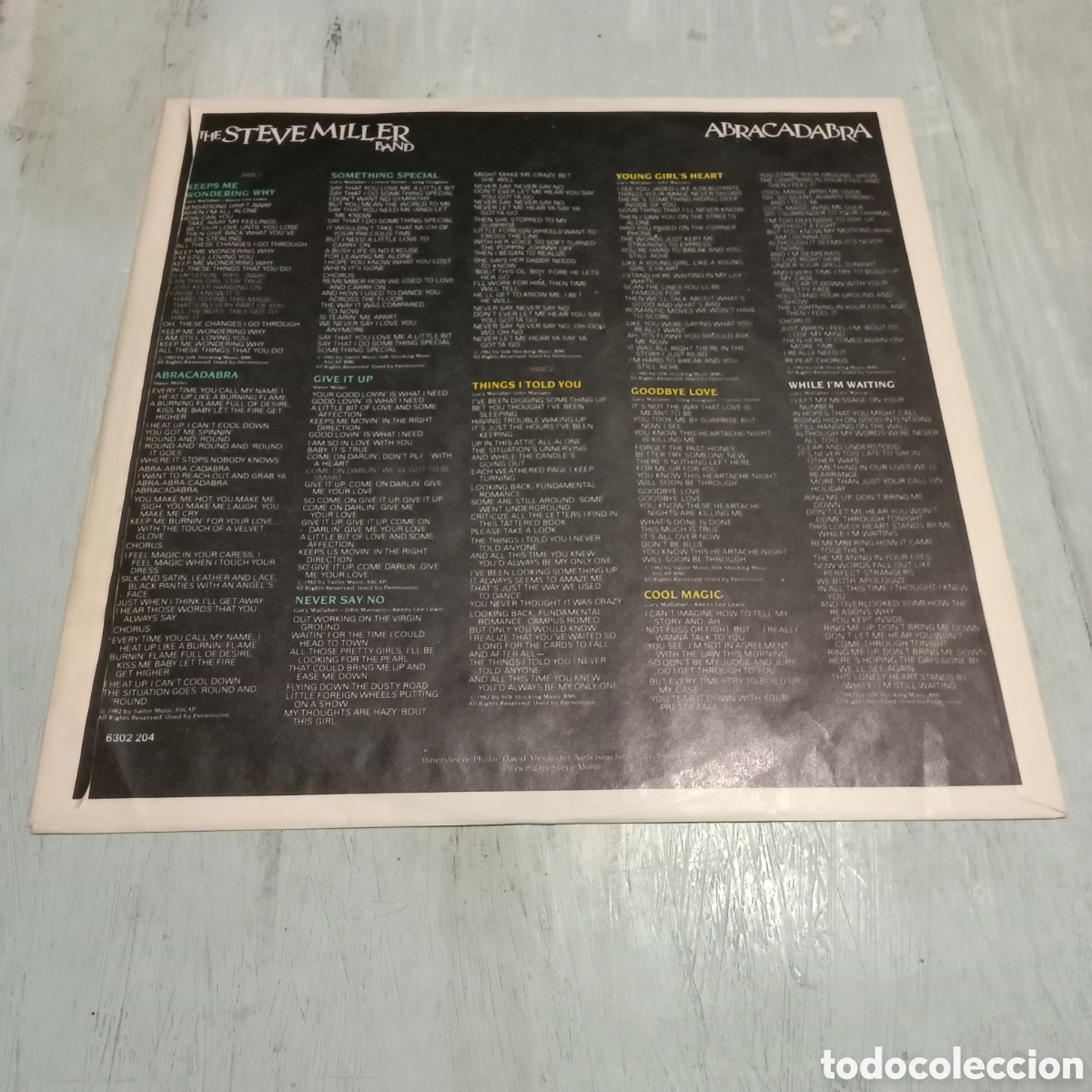 Discos de vinilo: STEVE MILLER BAND - ABRACADABRA - LP - Foto 5