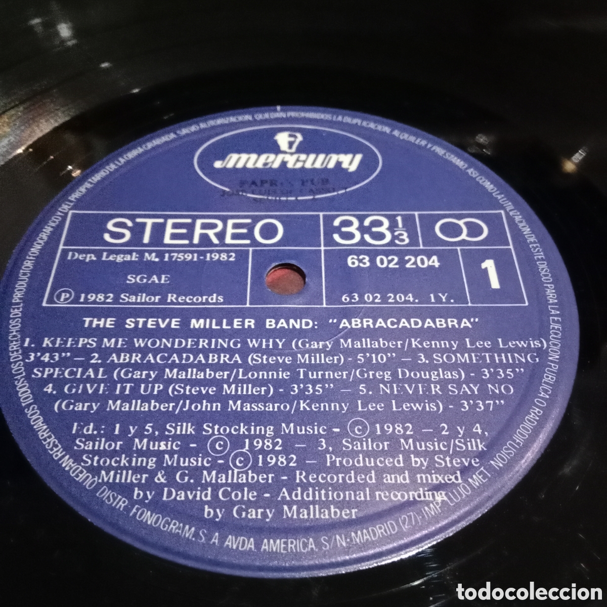 Discos de vinilo: STEVE MILLER BAND - ABRACADABRA - LP - Foto 6