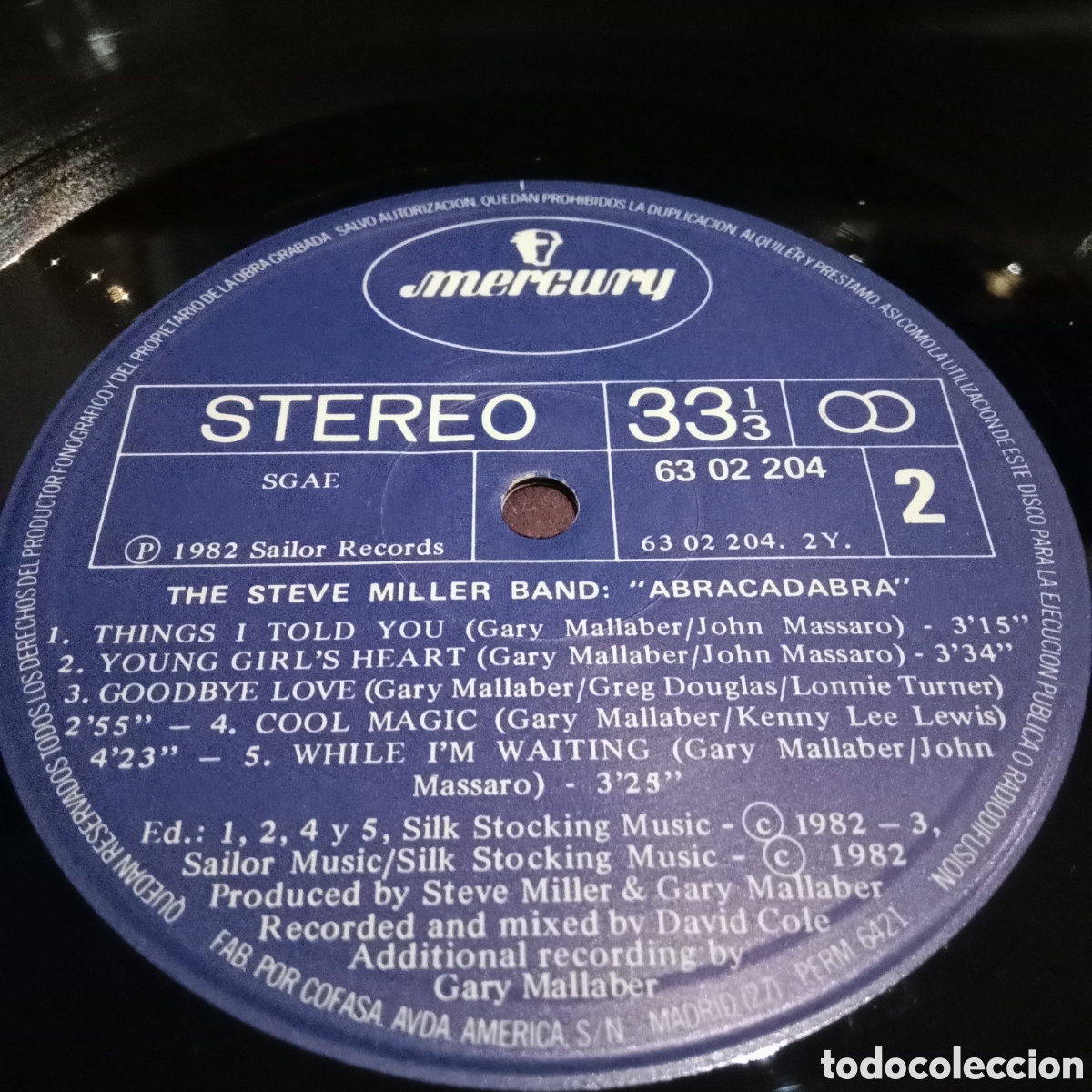 Discos de vinilo: STEVE MILLER BAND - ABRACADABRA - LP - Foto 7