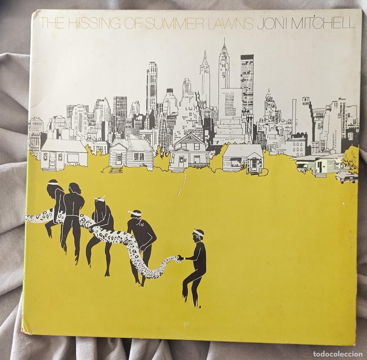 Vinyl records: JONI MITCHELL - THE HISSING OF SUMMER LAWNS. LP ed. espa&ntilde;ola 1975