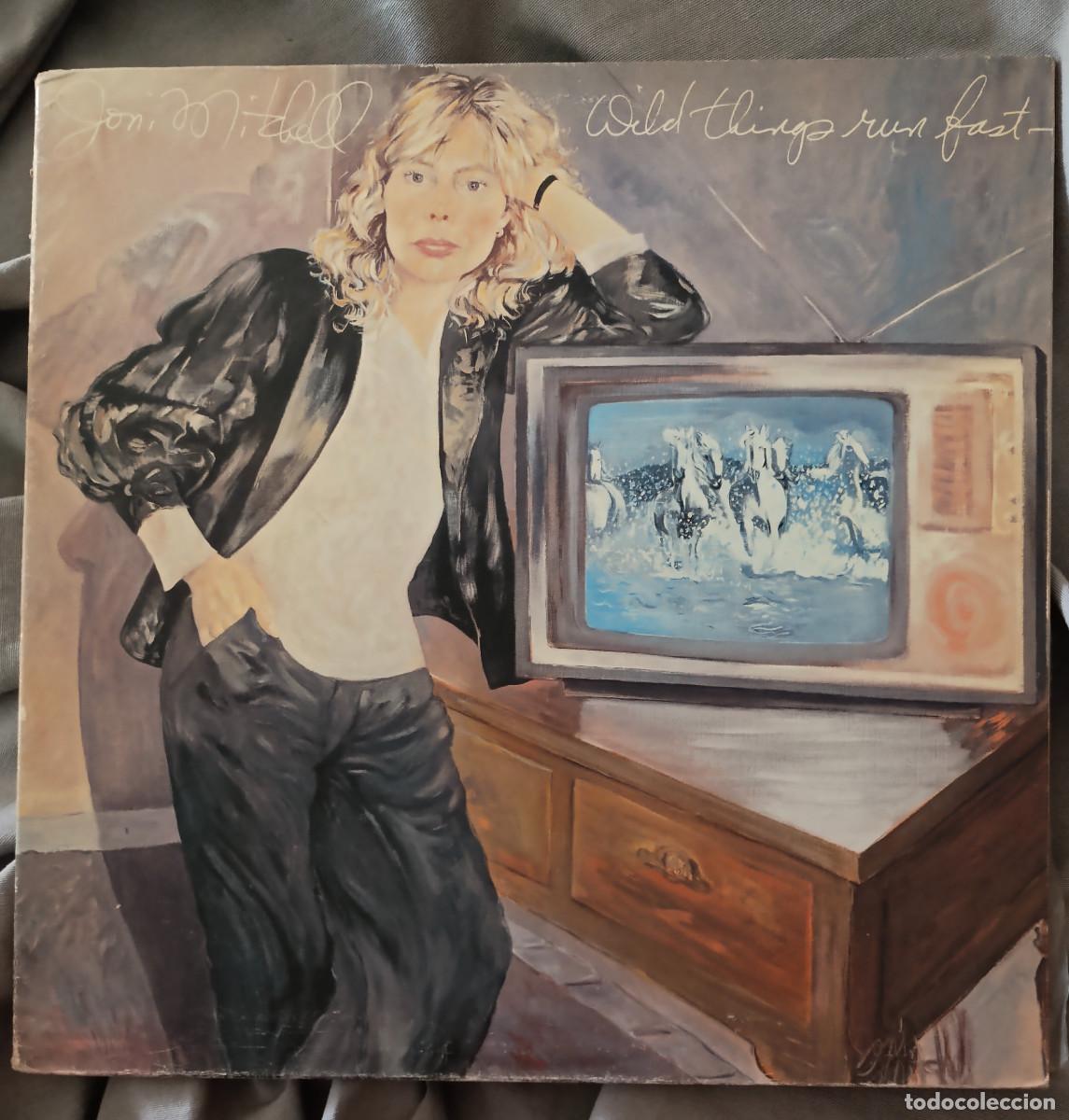 Discos de vinilo: JONI MITCHELL - WILD THINGS RUN FAST. LP ed. espa&ntilde;ola 1982 - Foto 1