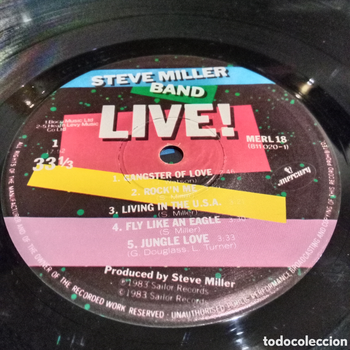 Discos de vinilo: STEVE MILLER BAND - LIVE! - LP - Foto 6
