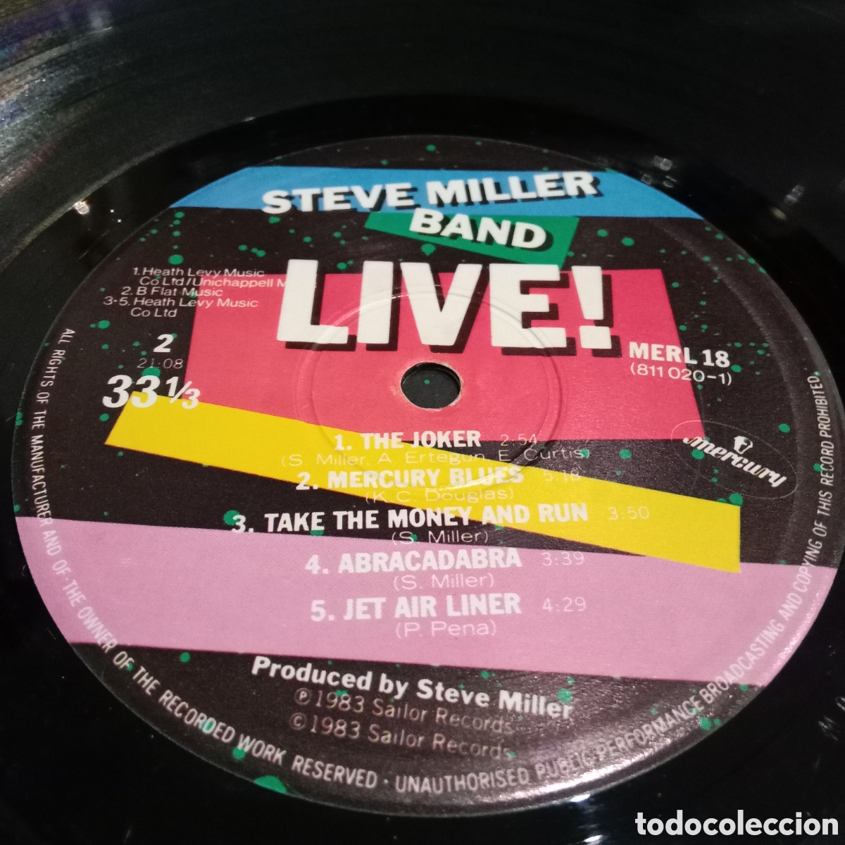 Discos de vinilo: STEVE MILLER BAND - LIVE! - LP - Foto 7
