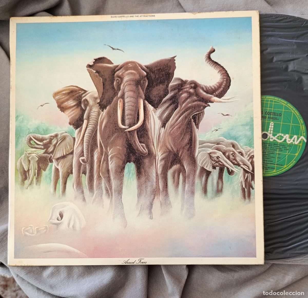 Discos de vinilo: ELVIS COSTELLO - ARMED FORCES. Ed. espa&ntilde;ola 1979 - Foto 2