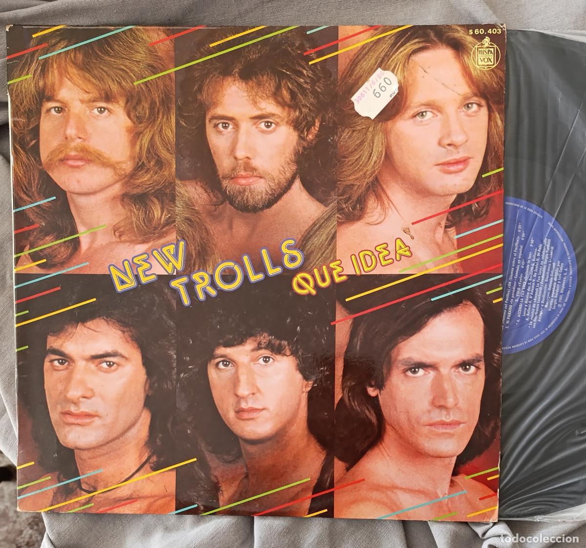 Vinyl records: NEW TROLLS - QUE IDEA. Ed. espa&ntilde;ola 1980