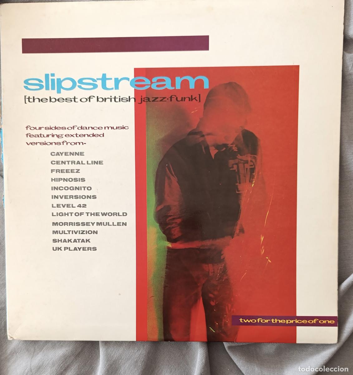Vinyl records: VARIOS ARTISTAS - SLIPSTREAM. Doble LP edici&oacute;n espa&ntilde;ola 1982.