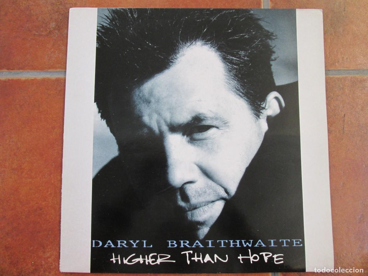 Discos de vinilo: DARYL BRAITHWAITE - Higher than Hope. LP, ed espa&ntilde;ola 12&rdquo; 1988. Insert. Magn&iacute;fico estado (VG+/NM)