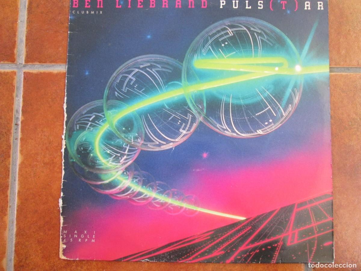 Discos de vinilo: BEN LIEBRAND - Puls(t)ar / Spanish Jam. Maxi Single, ed espa&ntilde;ola 12&rdquo; 45 rpm 1990. Buen estado VG/VG+