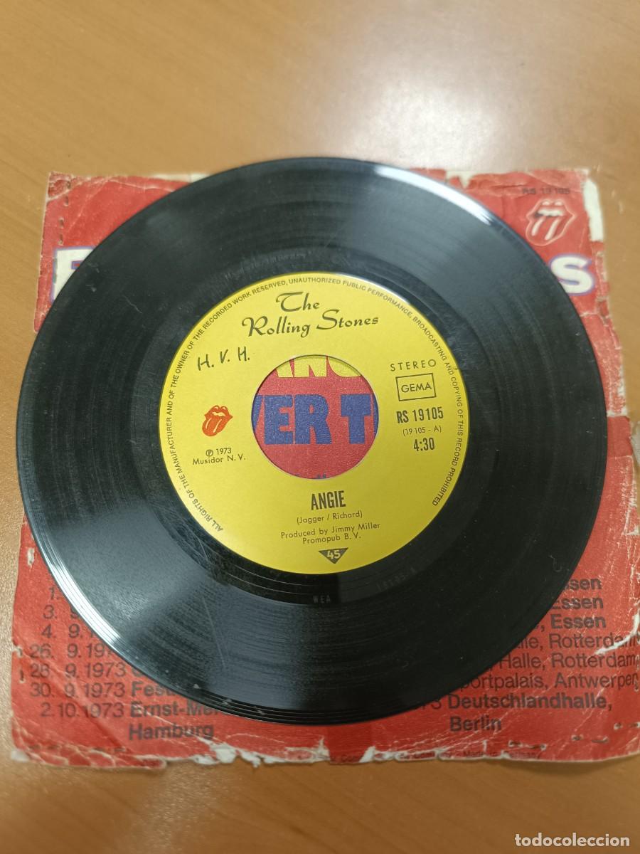 Discos de vinilo: DISCO VINILO CHICO DE THE ROLLING STONES, ANGIE - Foto 4
