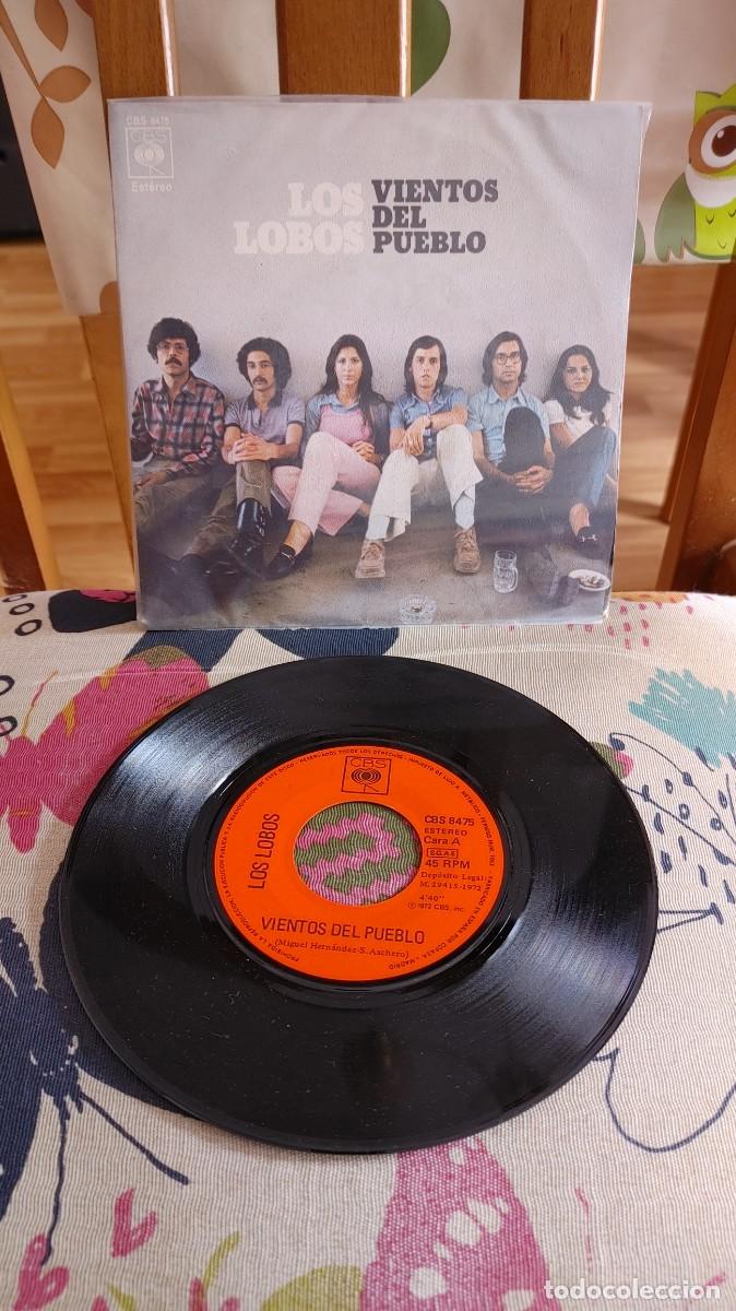 Discos de vinilo: LOS LOBOS-SINGLE VIENTOS DEL PUEBLO