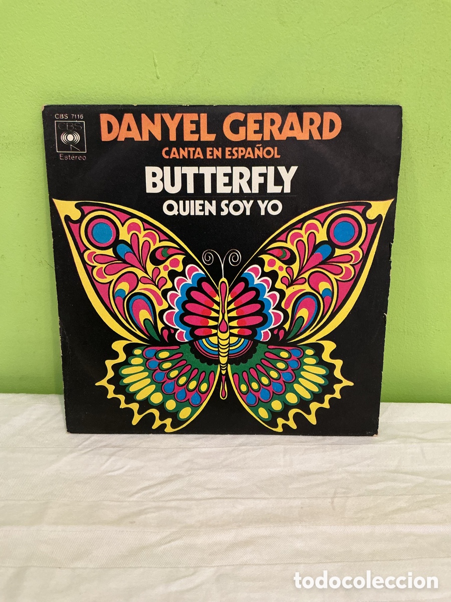 Discos de vinilo: Danyel G&eacute;rard &ndash; Butterfly &ndash; Single espa&ntilde;ol 1971 - Foto 2