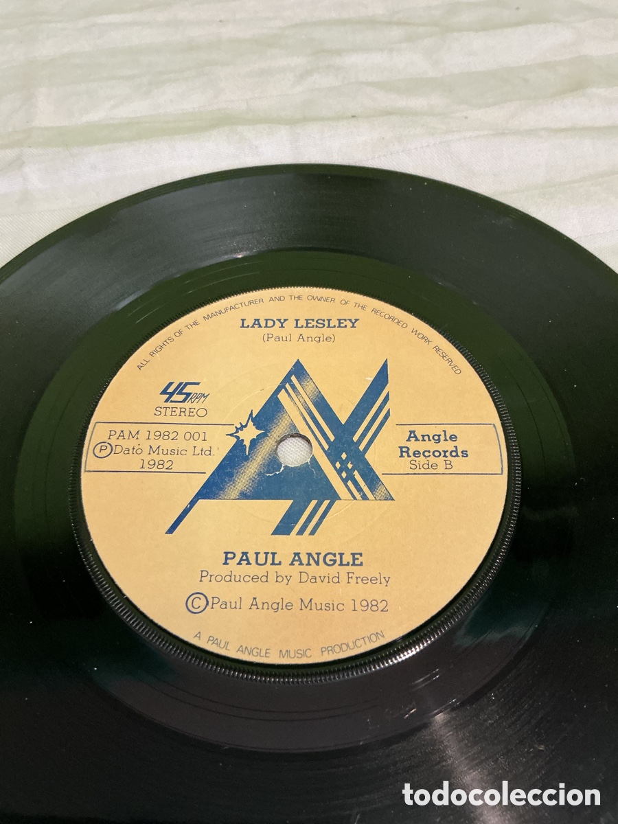 Discos de vinilo: Paul Angle &ndash; Drum Dance &ndash; Single 1982 - Foto 4