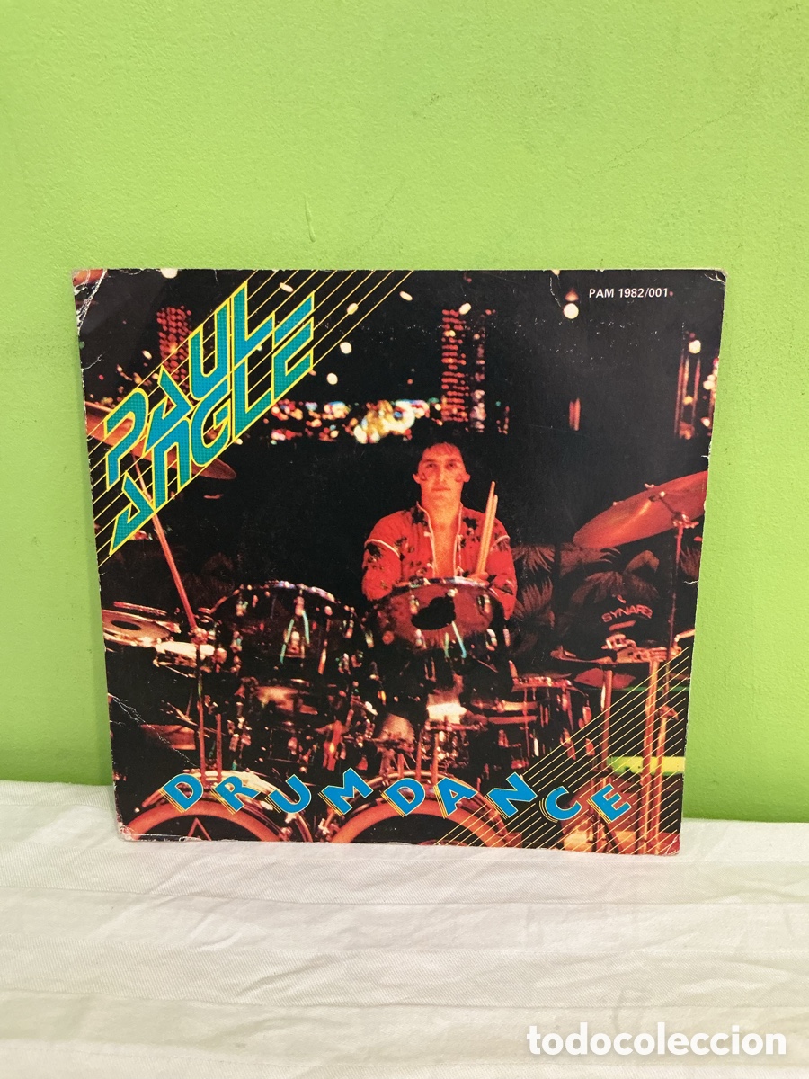 Discos de vinilo: Paul Angle &ndash; Drum Dance &ndash; Single 1982 - Foto 2