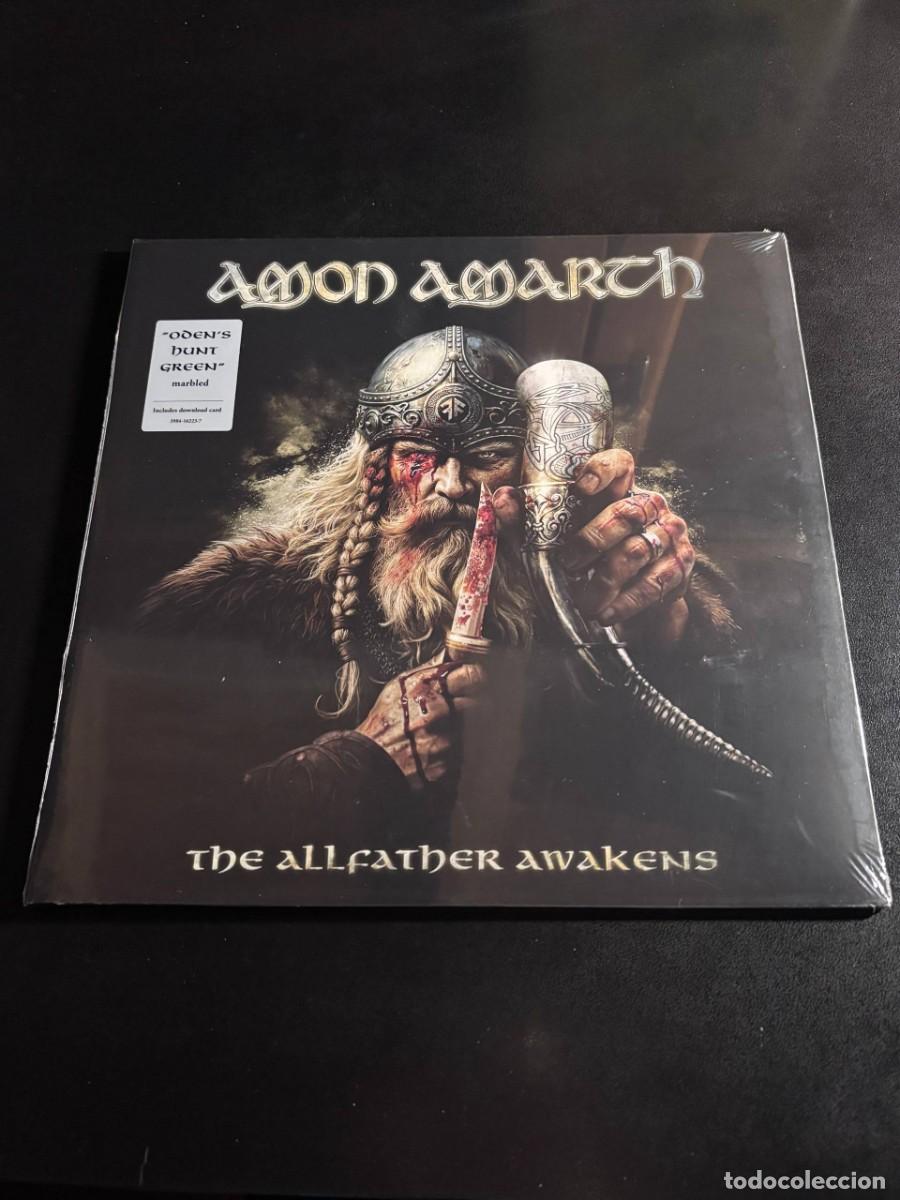 Discos de vinilo: Amon Amarth The Allfather Awakens Disco de vinilo de color verde LP death metal 12&rdquo; viking