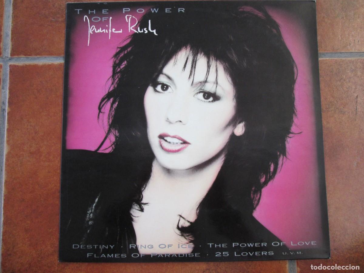 Discos de vinilo: THE POWER OF JENNIFER RUSH. RARO LP, Ed espa&ntilde;ola 12&rdquo; 1991. Magn&iacute;fico estado (VG+/NM)