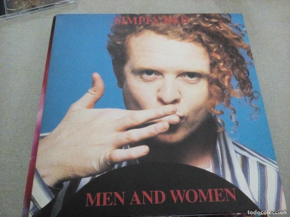 Discos de vinilo: SYMPLY RED MEN AND WOMEN LP CON INSERTO 1987