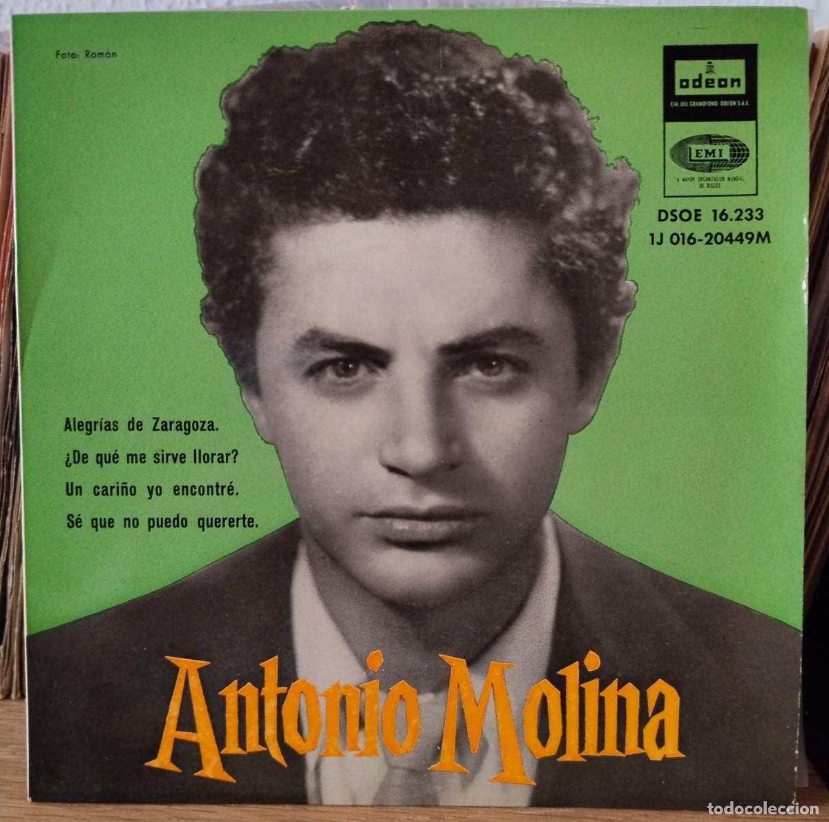 Discos de vinilo: Antonio Molina / EMI-Odeon DSOE 16233