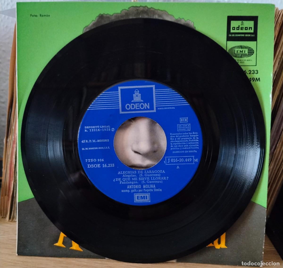 Discos de vinilo: Antonio Molina / EMI-Odeon DSOE 16233 - Foto 3