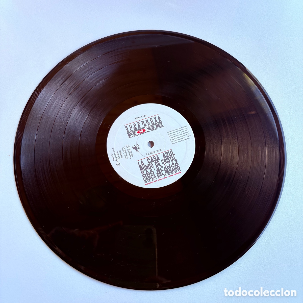 Discos de vinilo: Lp duncan dhu supernova de 1991 - Foto 5