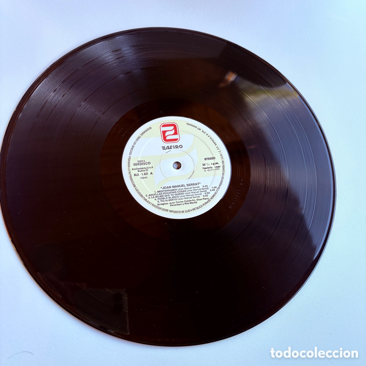 Discos de vinilo: Lp joan manuel serrat mediterr&aacute;neo de 1976 gatefold - Foto 4