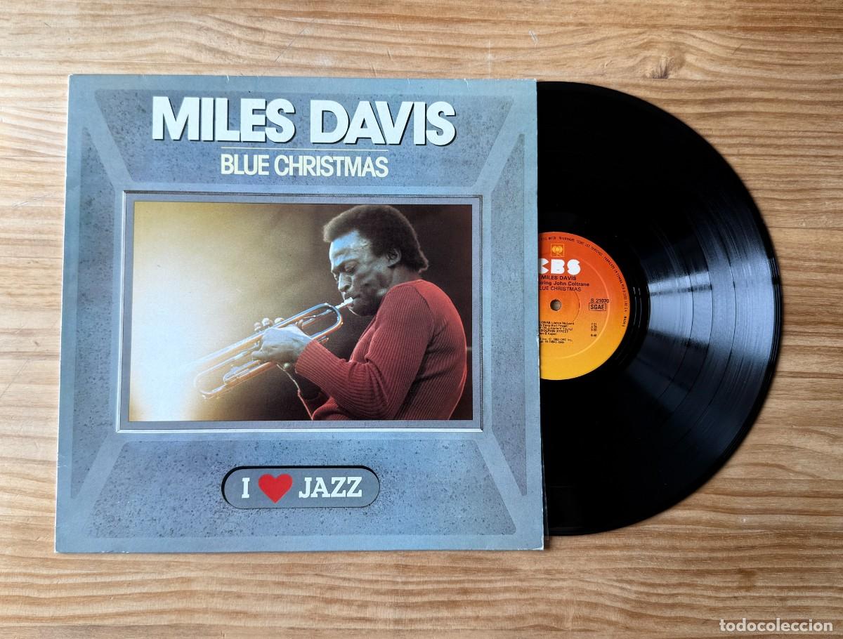 Discos de vinilo: Miles Davis &ndash; Blue Christmas. Spain 1985