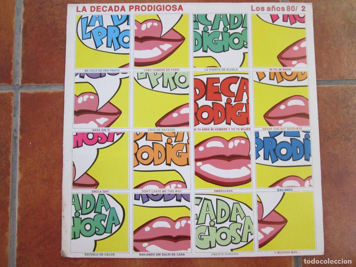 Discos de vinilo: LA D&Eacute;CADA PRODIGIOSA - Los A&ntilde;os 80/ 2 LP, ed espa&ntilde;ola 12&rdquo; 1989. Muy buen estado (VG+)