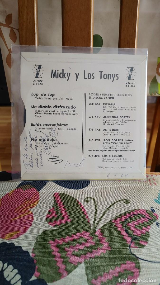 Discos de vinilo: MICKY Y LOS TONYS-EP LUP DE LUP +3 - Foto 2