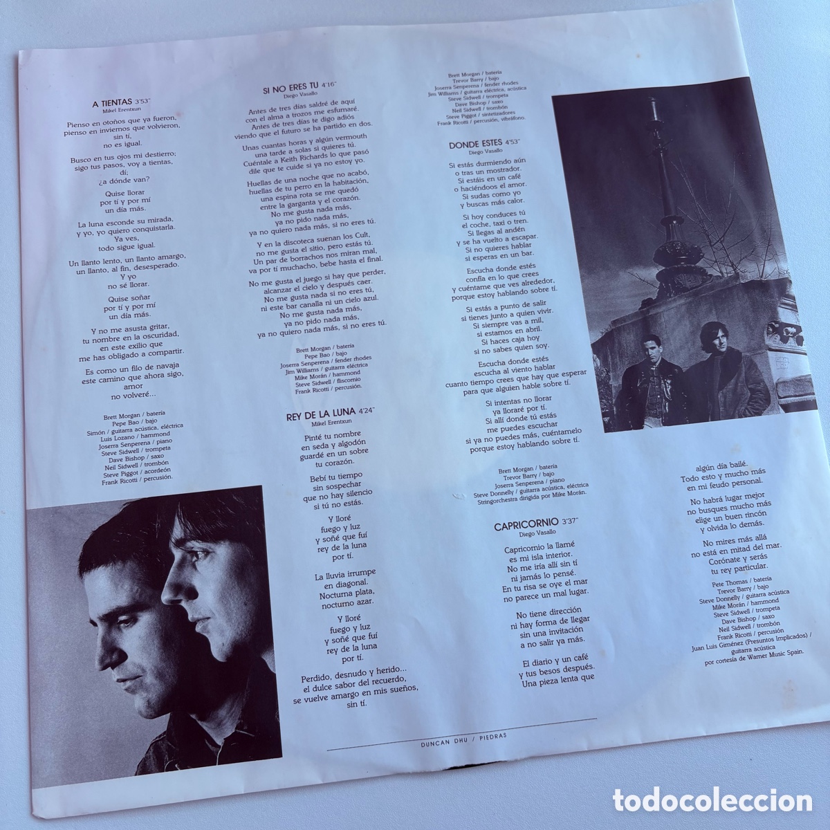 Discos de vinilo: Lp duncan dhu piedras edicion de 1994 - Foto 3