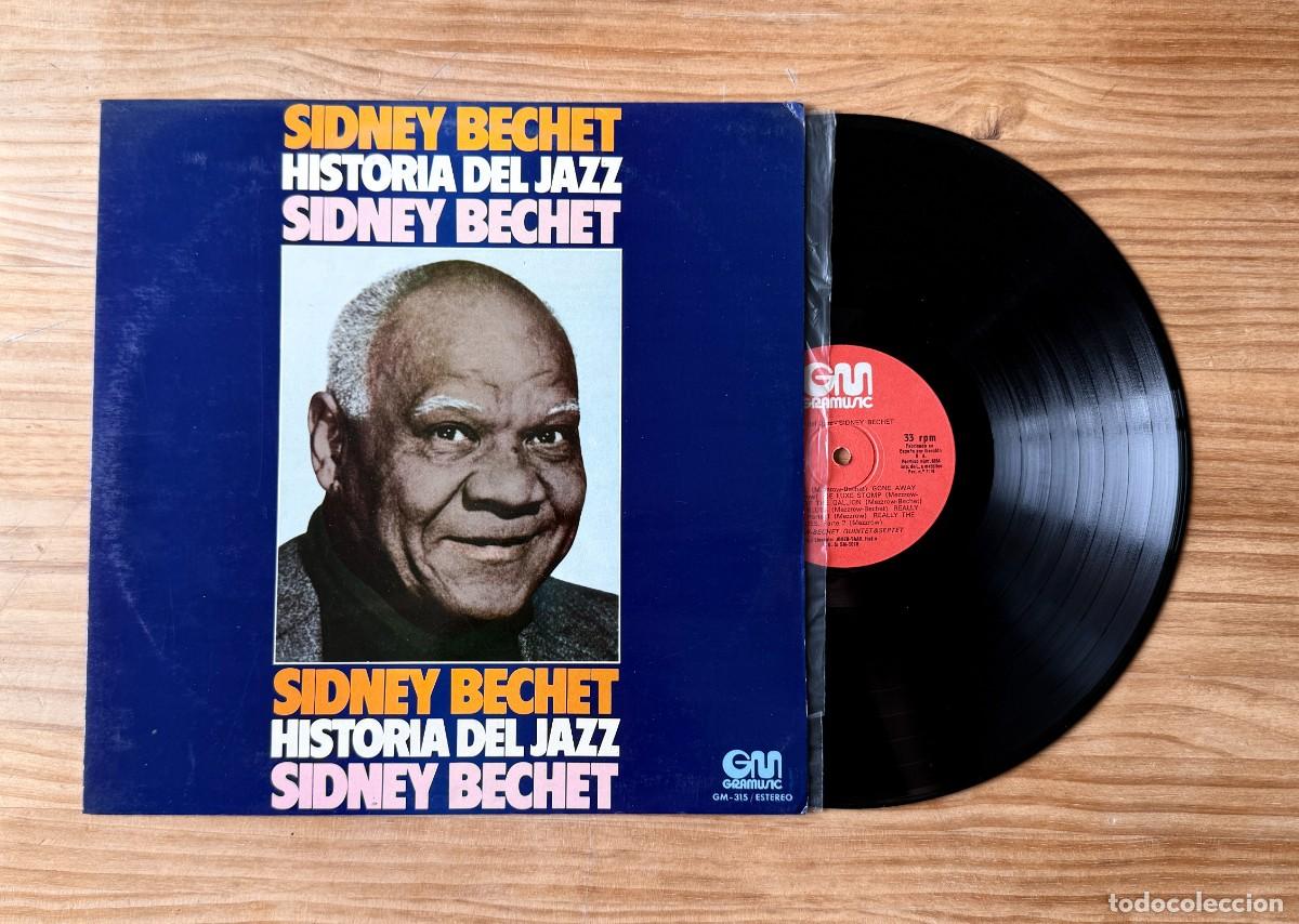 Discos de vinilo: Sidney Bechet - Historia del Jazz. Spain 1974 - Foto 1