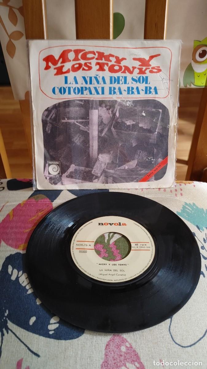 Discos de vinilo: MICKY Y LOS TONYS-SINGLE LA NI&Ntilde;A DEL SOL