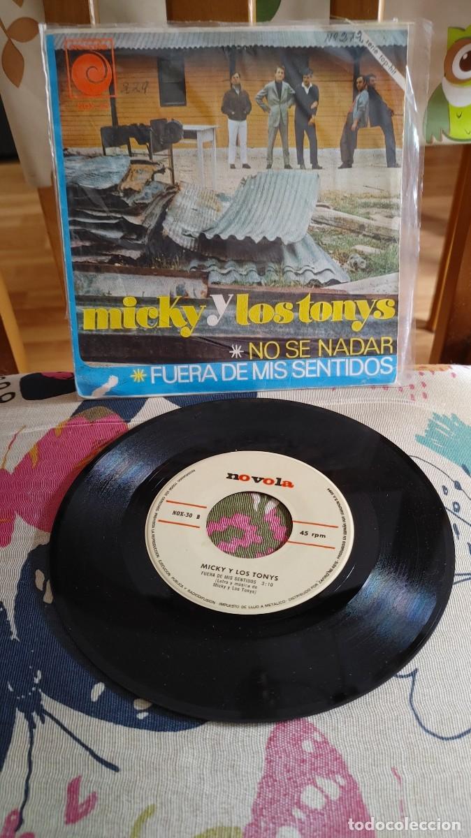 Discos de vinilo: MICKY Y LOS TONYS-SINGLE NO SE NADAR - Foto 1